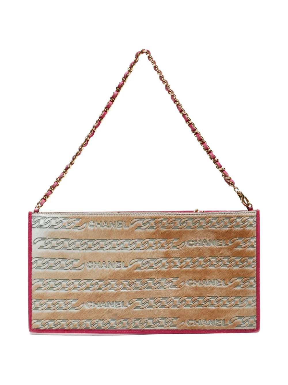 CHANEL Pre-Owned 2000-2002 logo-debossed shoulder bag | Pre-Owned | Image 2
