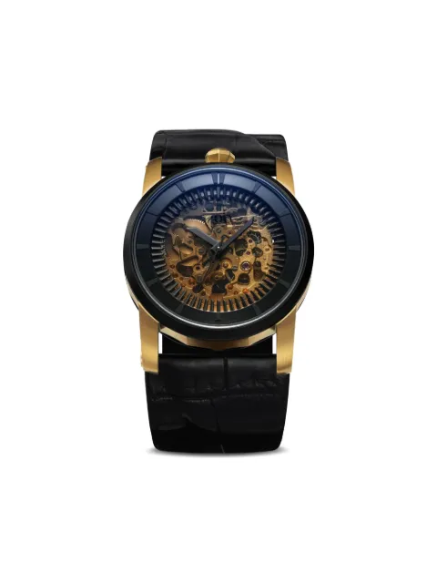 Fob Paris leather Skeleton 41mm