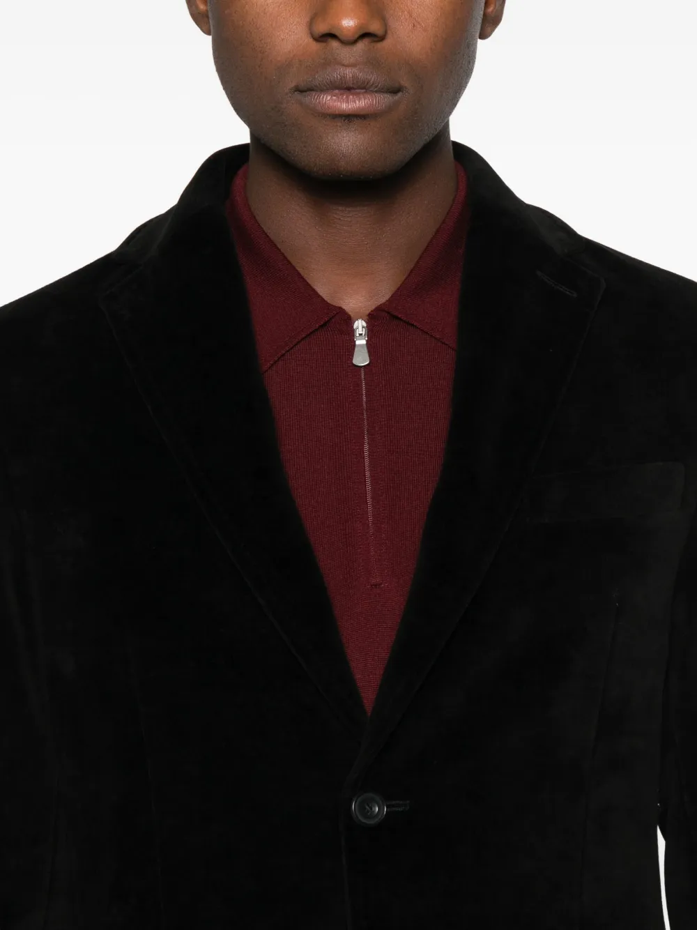 Circolo 1901 Blazer met enkele rij knopen Zwart