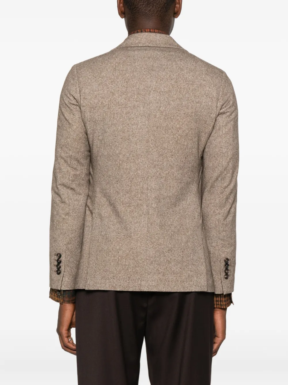 Circolo 1901 Double-breasted Blazer In Brown