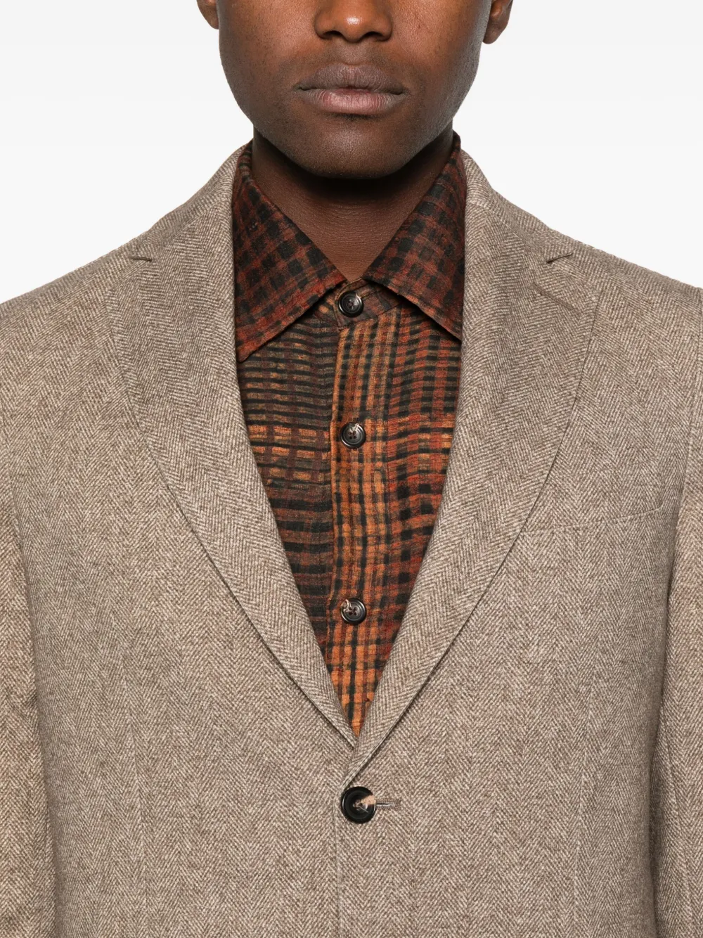Circolo 1901 Double-breasted Blazer In Brown