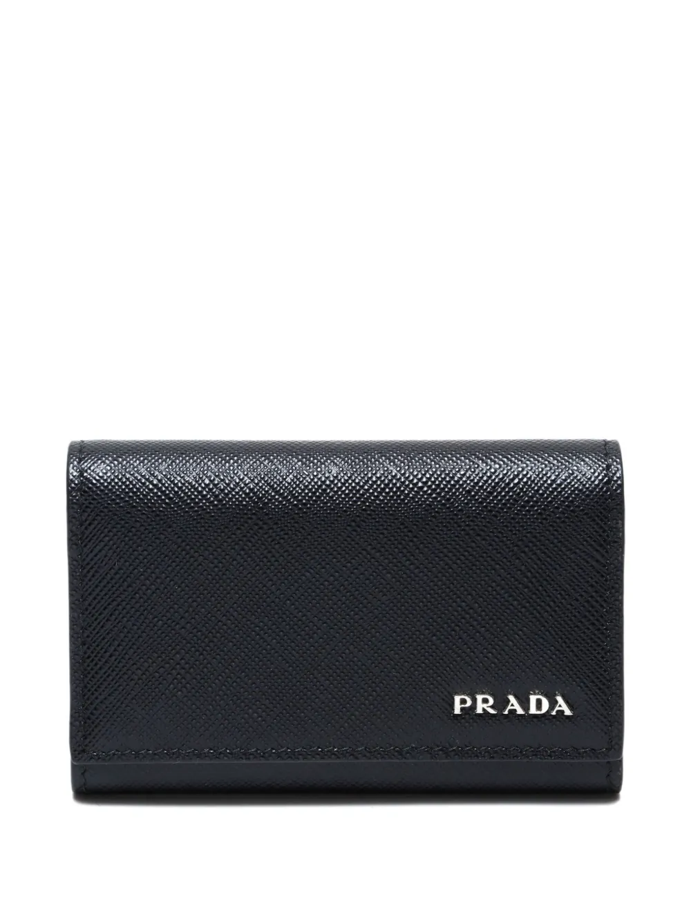 Prada Pre-Owned  2020-2025 Saffiano leather keyholder | Black | Image 1