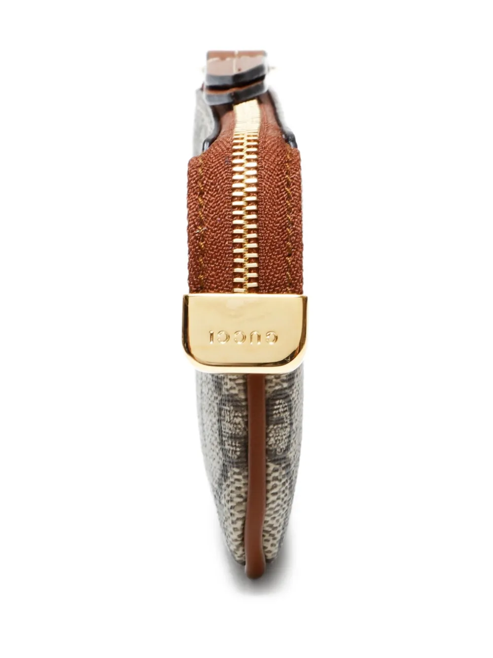 Pre-owned Gucci 2010-2025 Gg Supreme Keyholder In Neutral