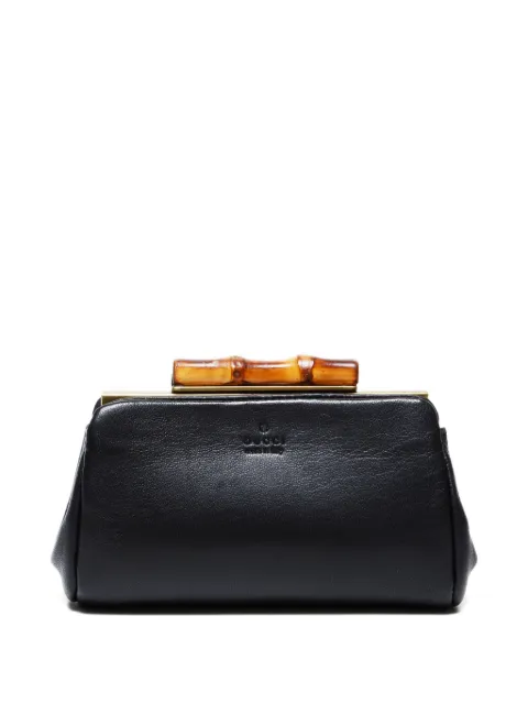 Gucci Pre-Owned 2000-2015 Bamboo leather pouch