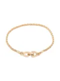 Christian Dior Pre-Owned 1980-1990s logo-clasp bracelet - Gold