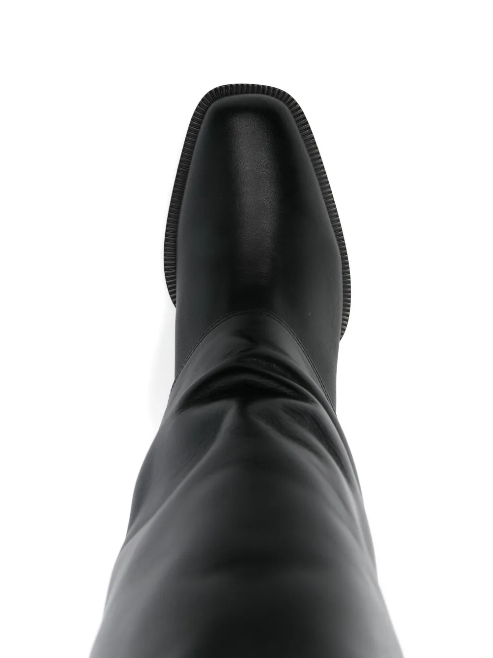 Fendi Leather Ankle Boots In Black