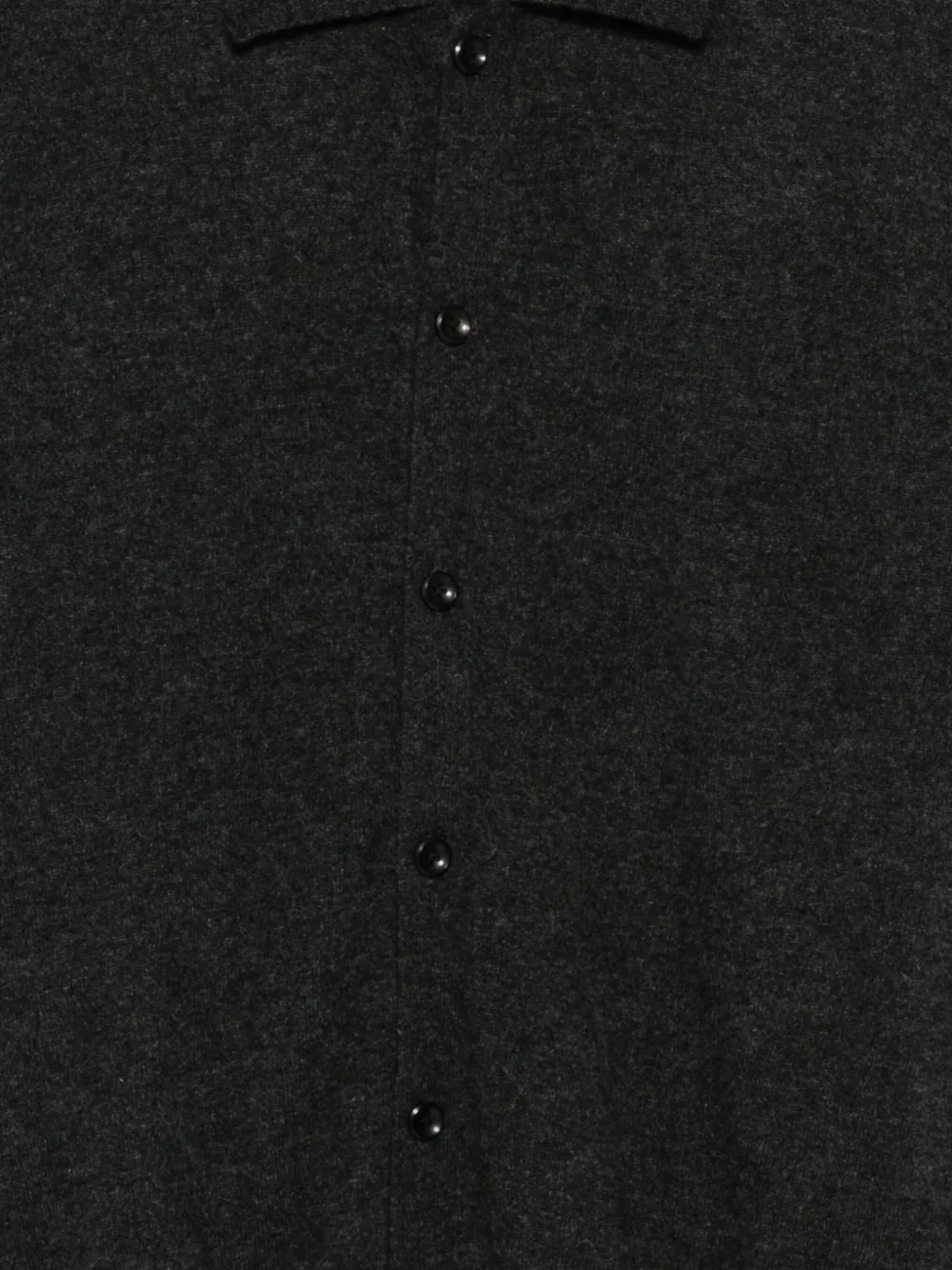  Attachment Polo-neck Cardigan - Grey 