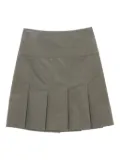 OUR LEGACY pleated girdle skirt - Green