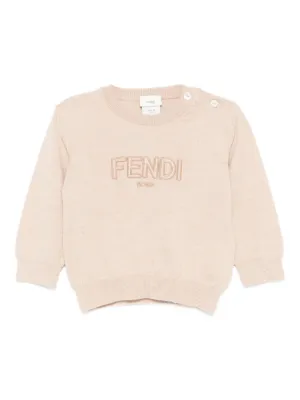 Fendi Kids ロゴ スウェットシャツ | ピンク | FARFETCH JP