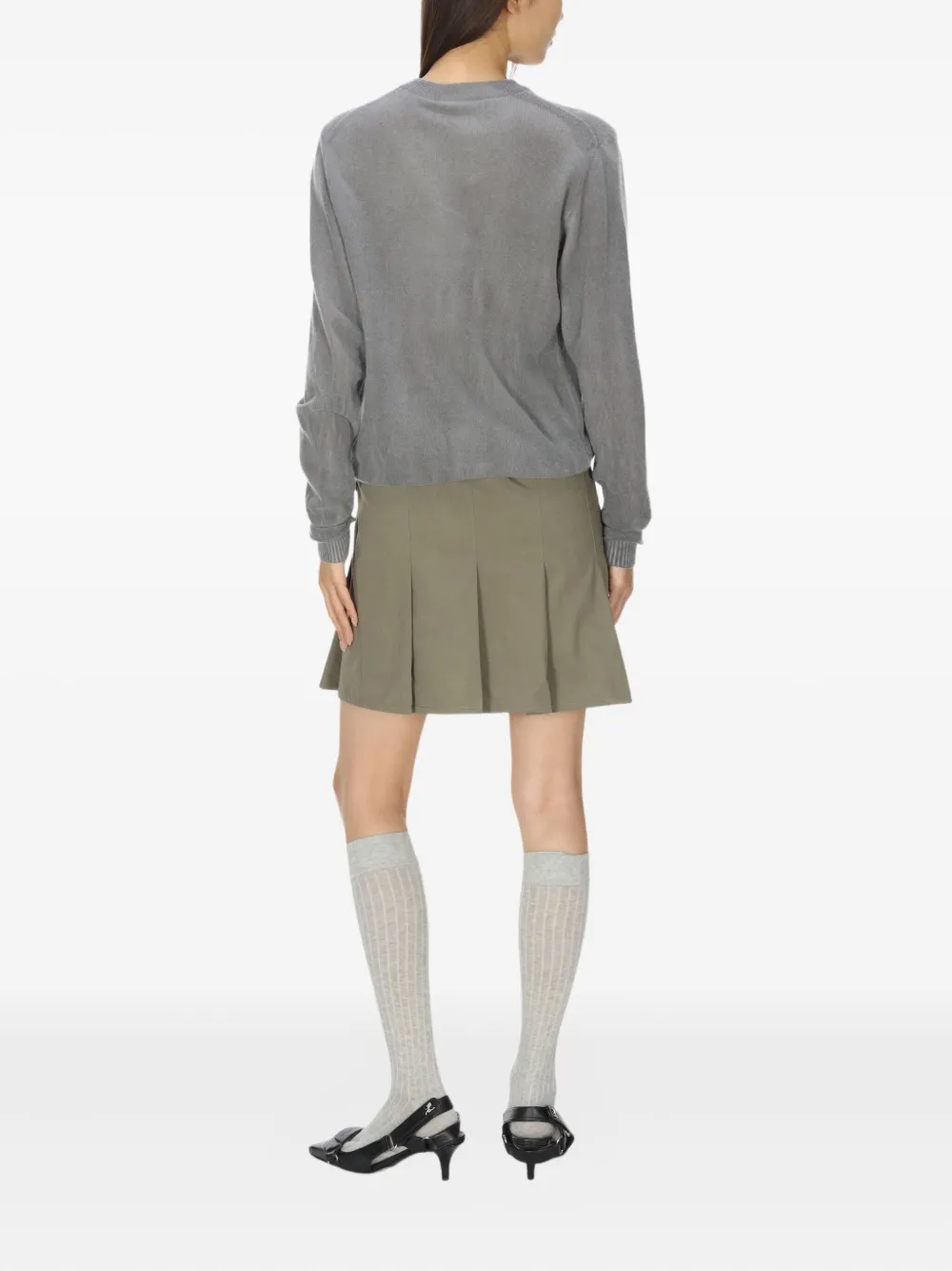 Our Legacy Dual Button Cardigan In Gray