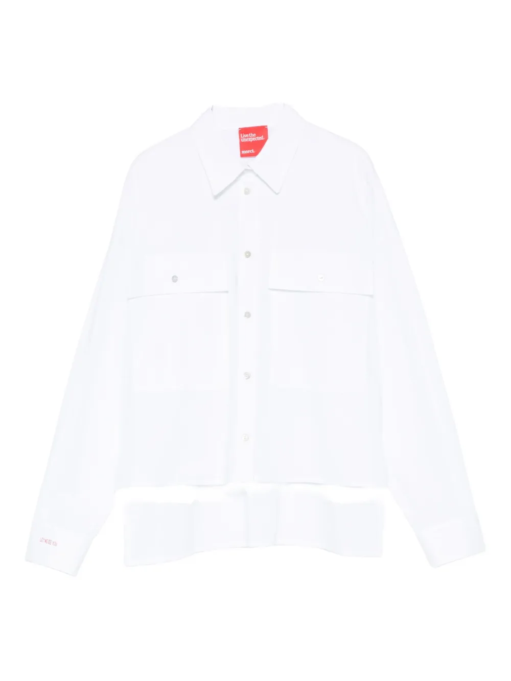 Merci double-pocket shirt | White | Image 1