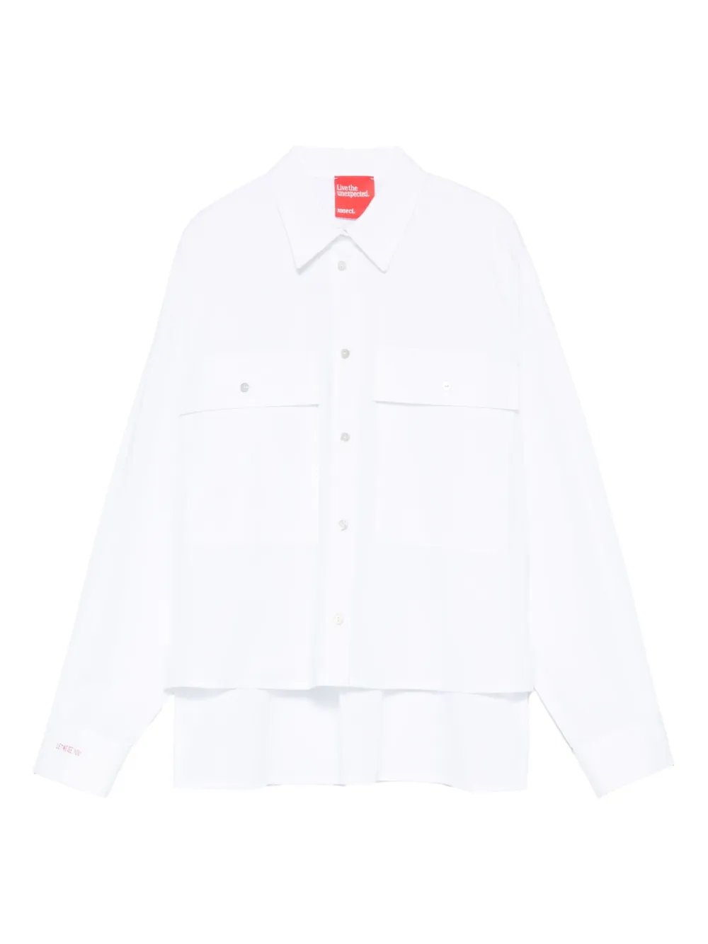Merci camisa con doble bolsillo | blanco | Image 1