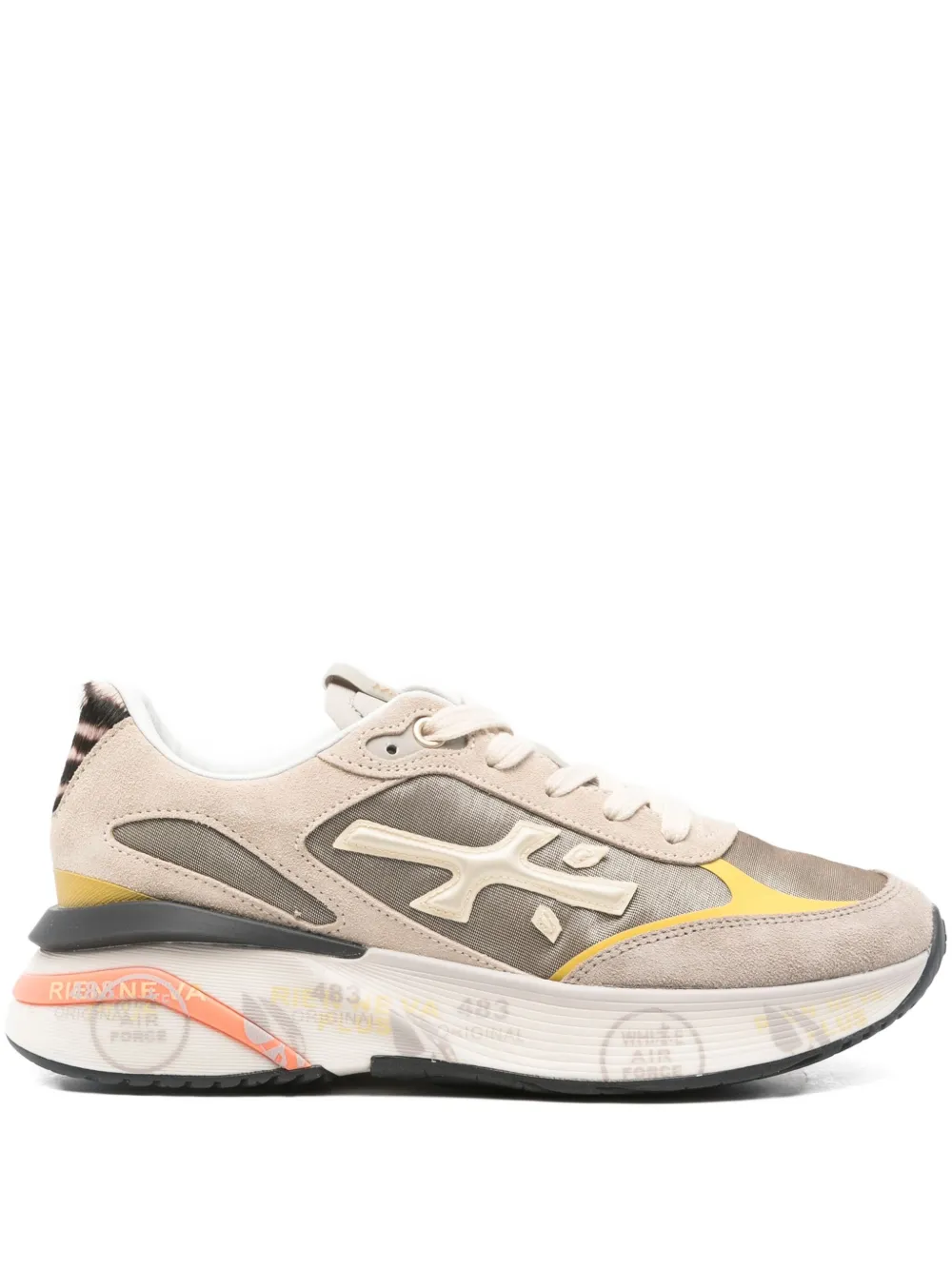 Premiata Sneakers met vlakken Beige