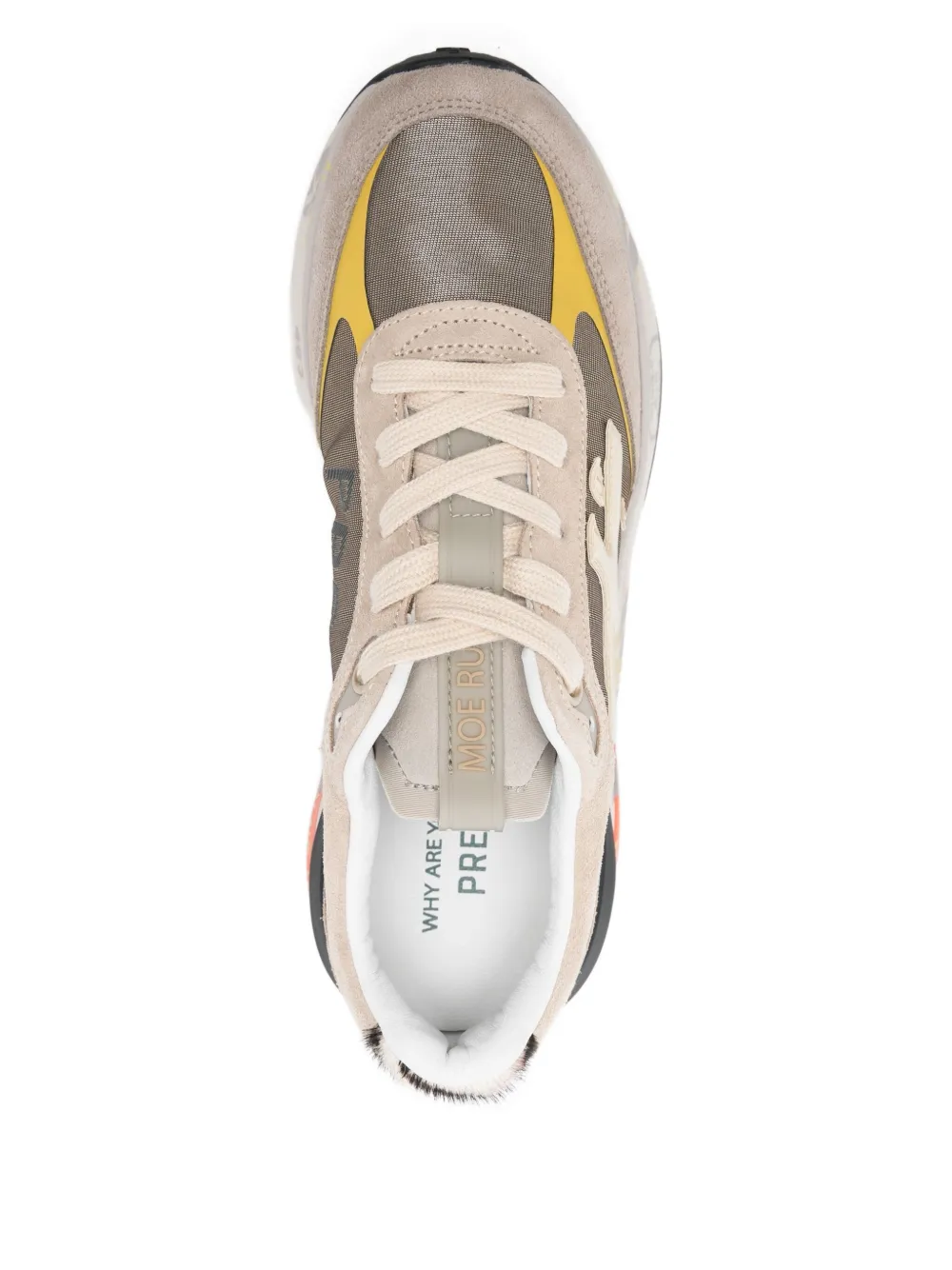 Premiata Sneakers met vlakken Beige