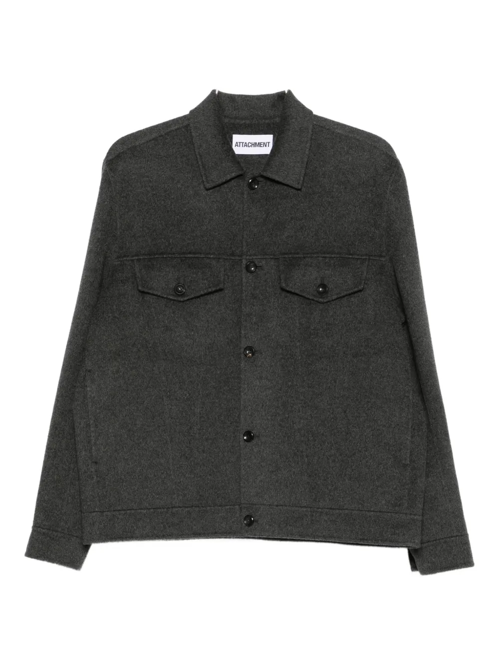 Attachment buttoned-pocket jacket | Grey | Image 1