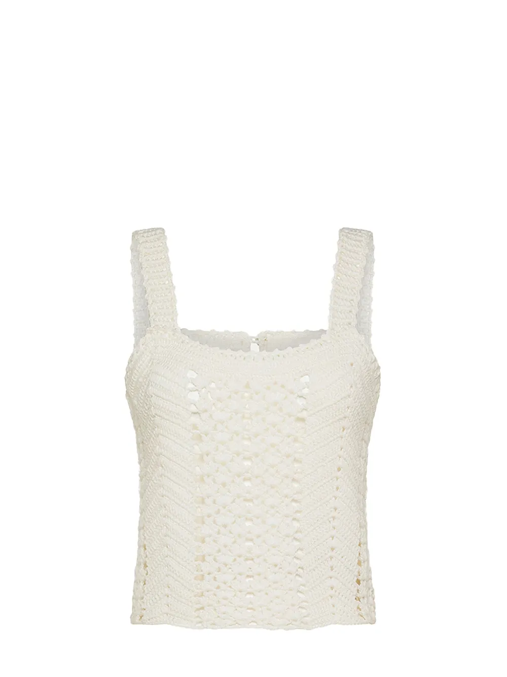 Forte Forte Crochet Top In Neutral