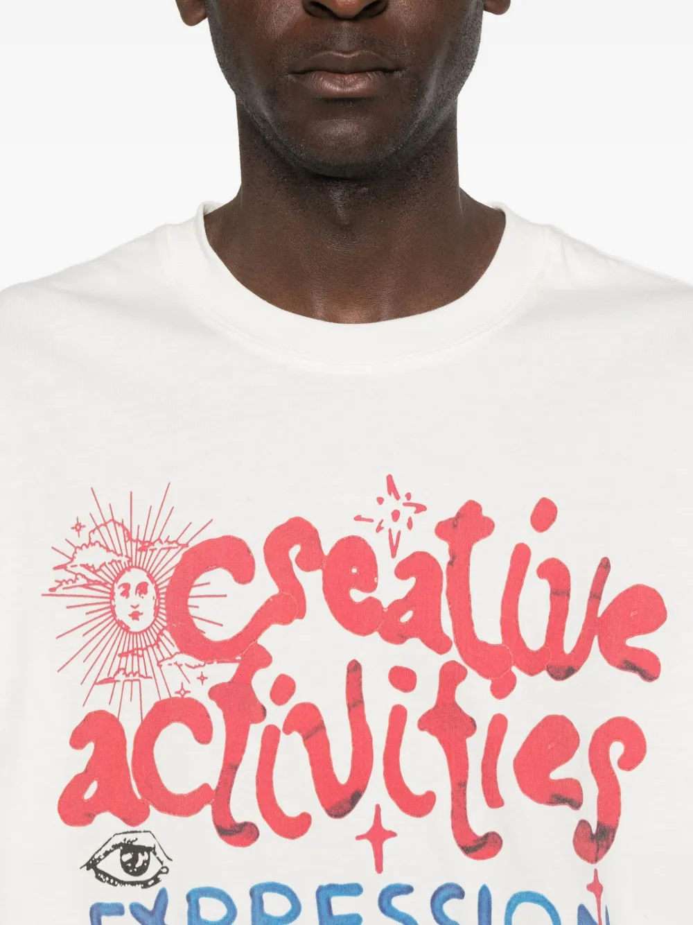 Honor The Gift T-shirt met grafische print Wit