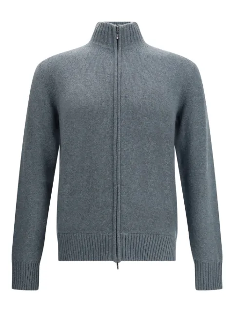 Loro Piana high-neck zip-up cardigan