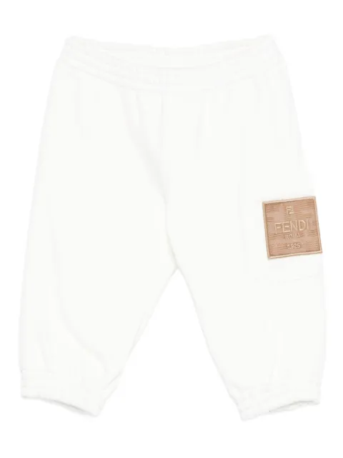 Fendi Kids logo-patch track pants
