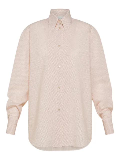 Forte Forte striped-pattern buttoned shirt