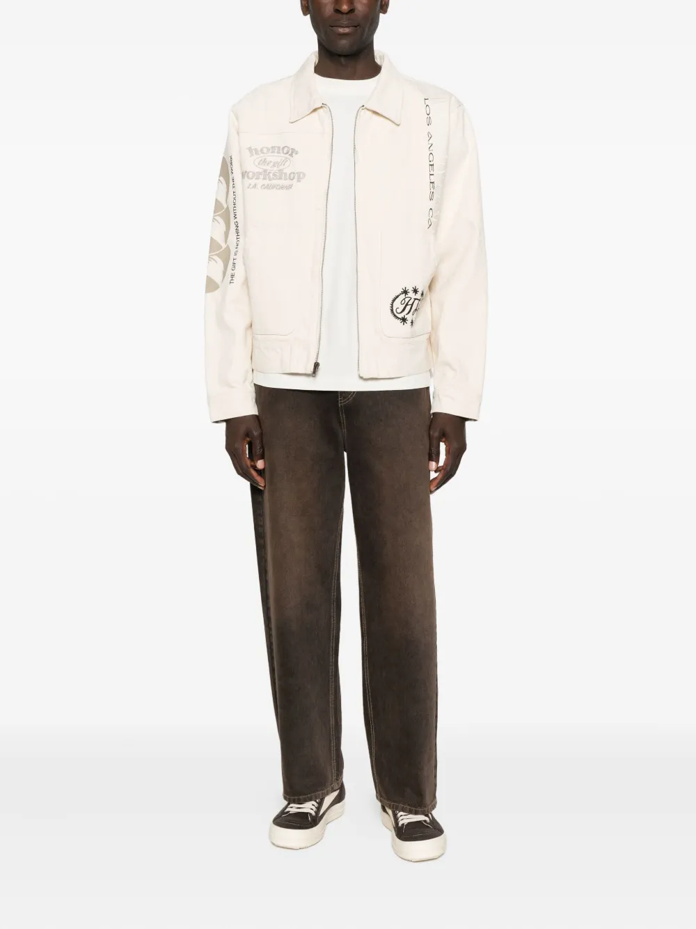 Honor The Gift zip-up graphic-print jacket | Shirt Jackets | Image 2