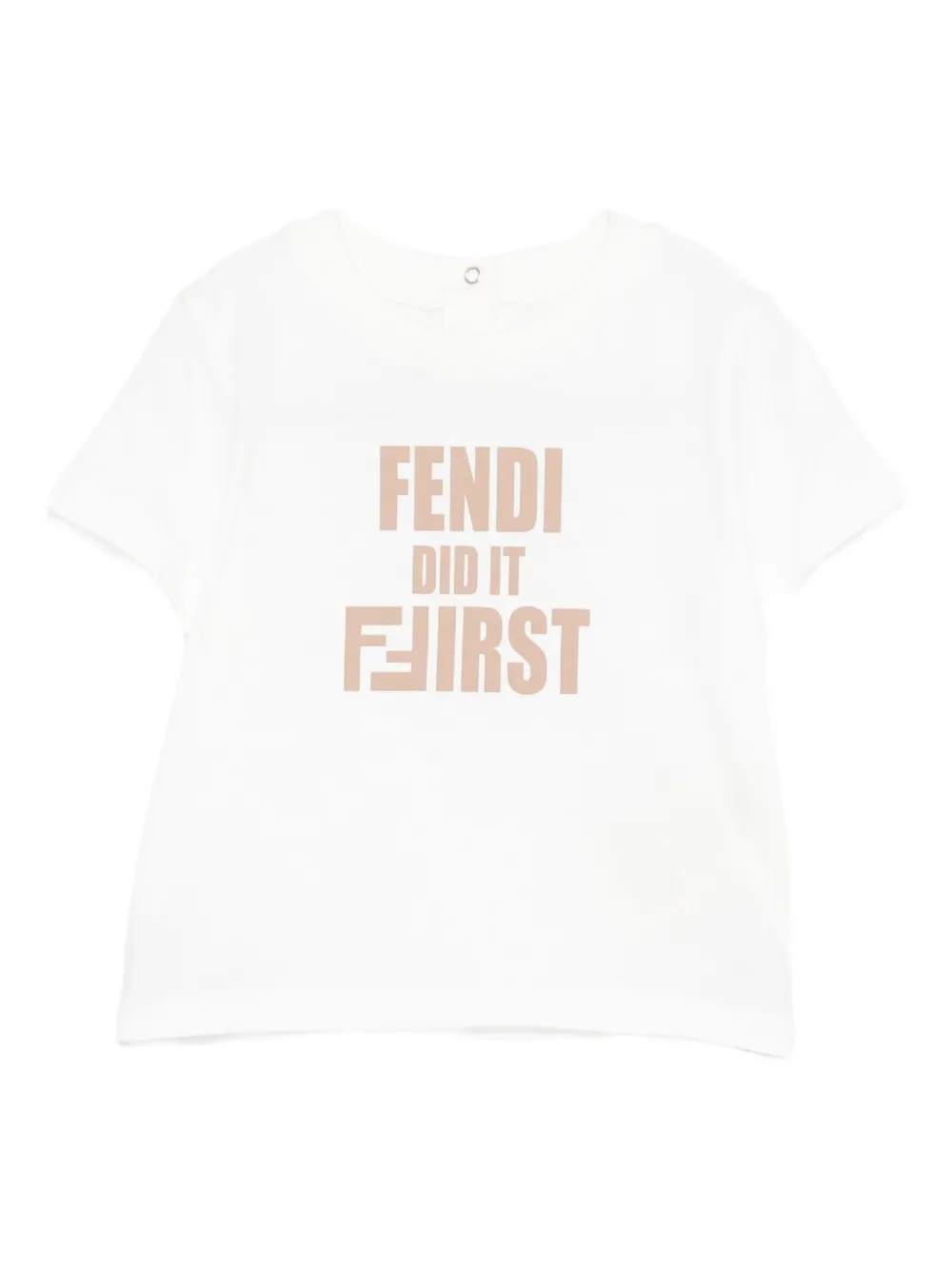 Fendi Kids logo-print T-shirt | White | Image 1