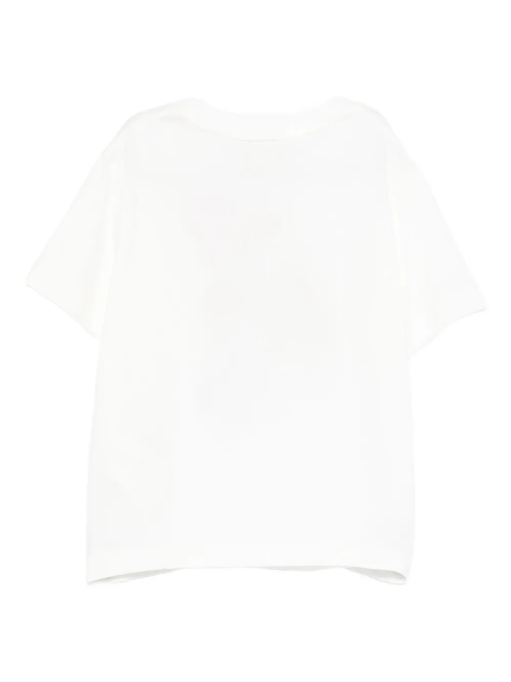 Fendi Embroidered-doll T-shirt In White