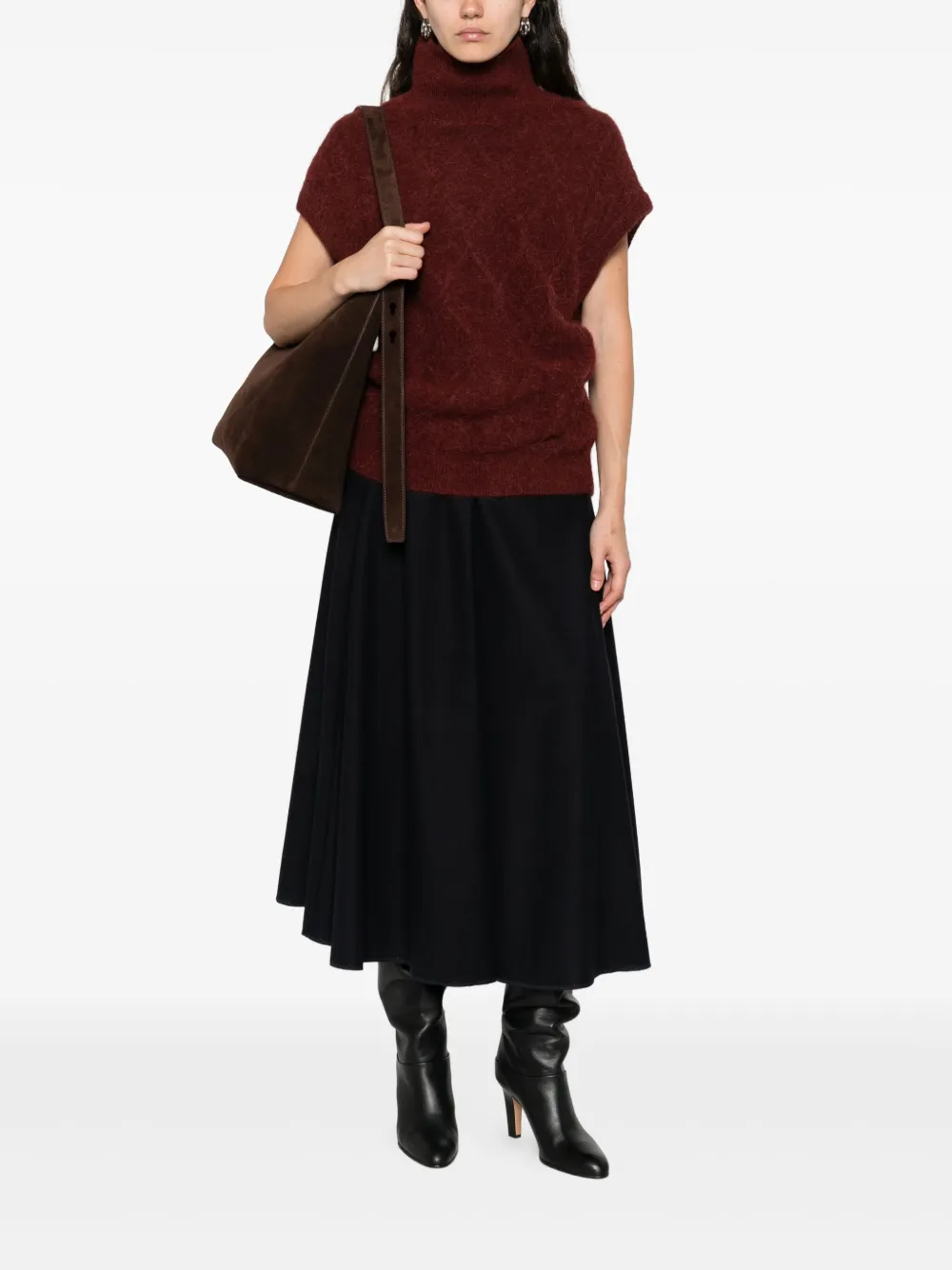 Bellerose roll-neck sleeveless knitted top | Knitted Tops | Image 2
