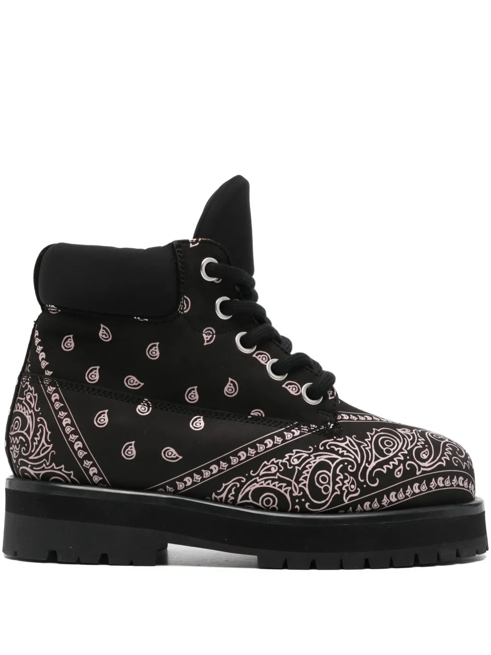 PDF bandana-print high top sneakers | Black | Image 1