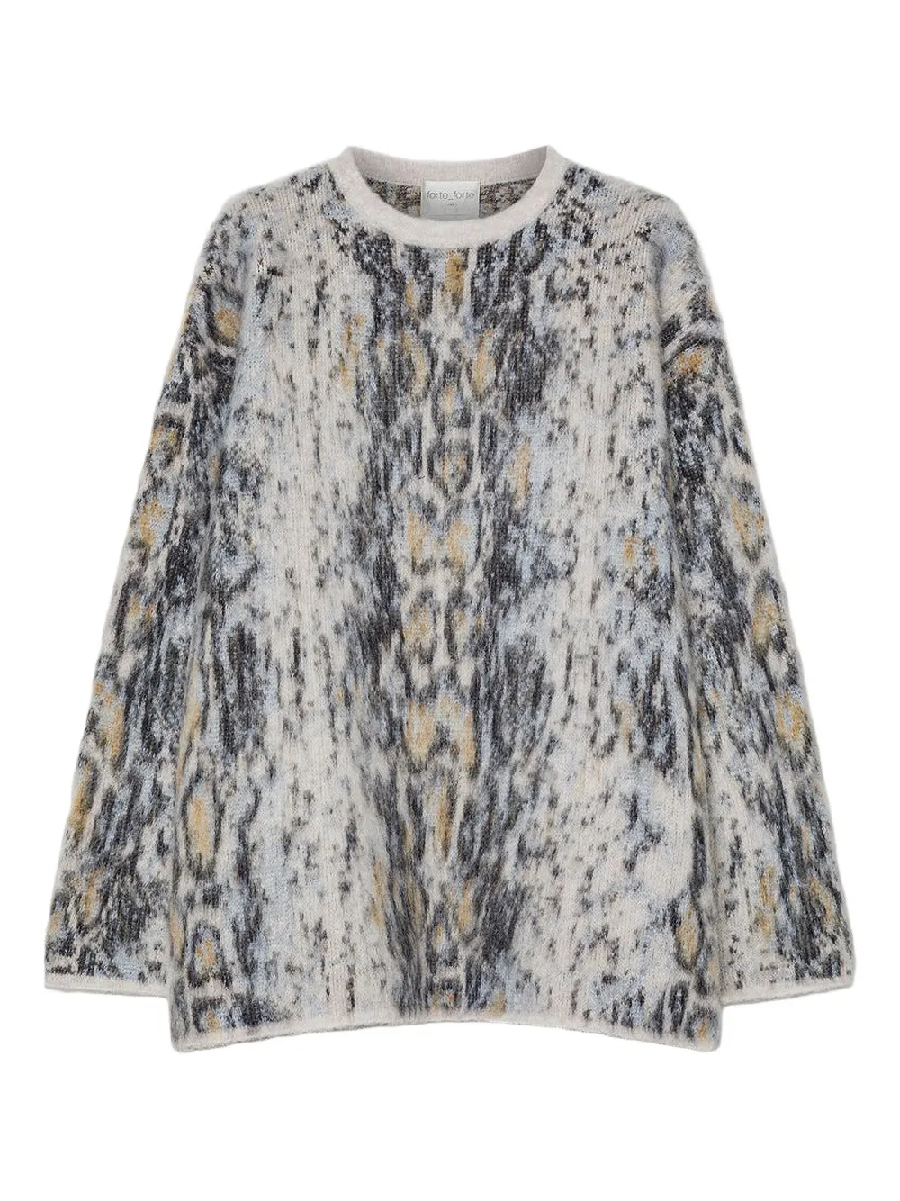 Forte Forte round-neck patterned sweater | tons neutres | Image 1