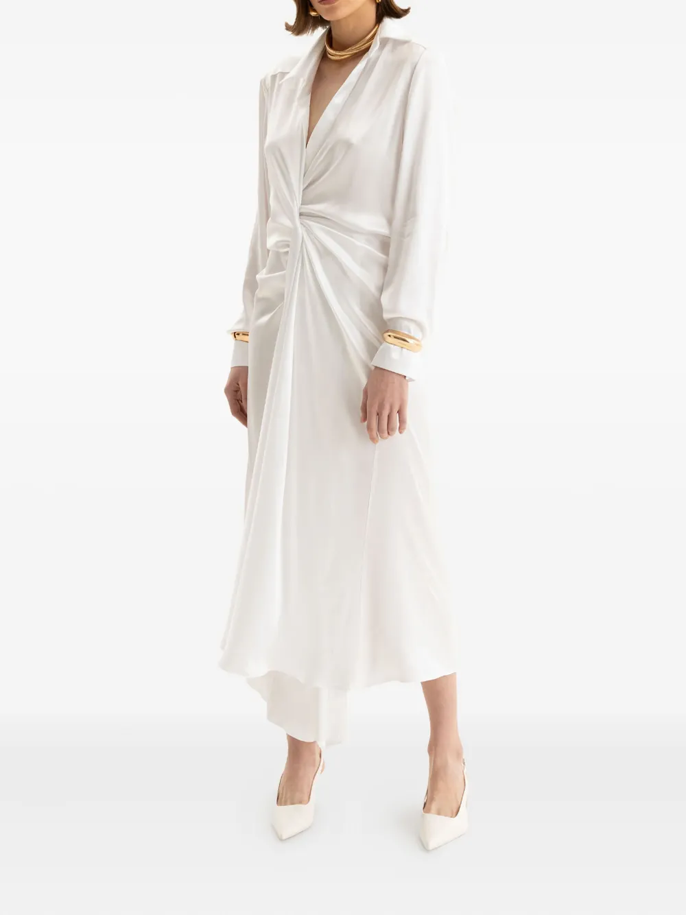 Endless Kiss Maxi Shirt Dress