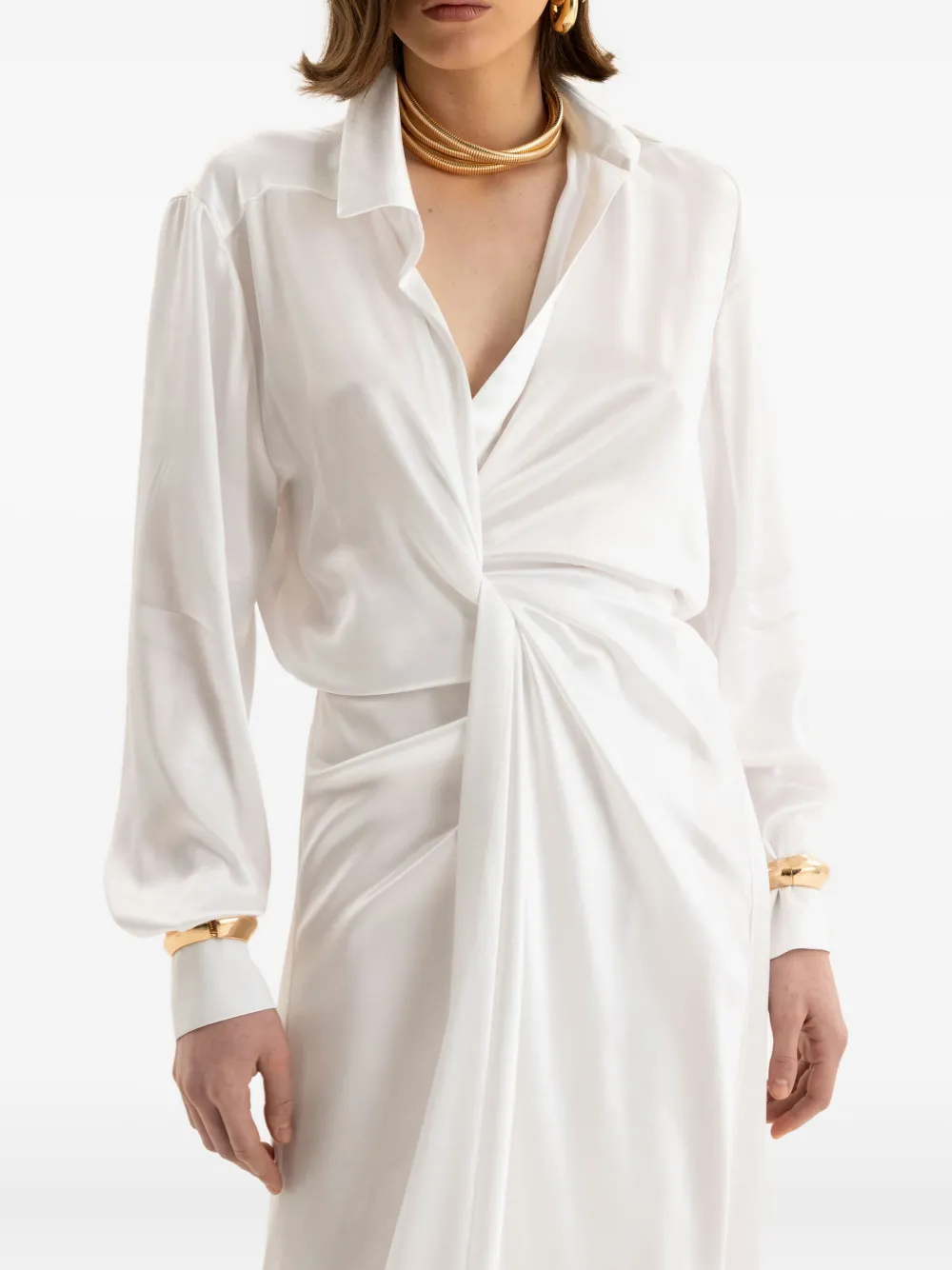 Endless Kiss Maxi Shirt Dress