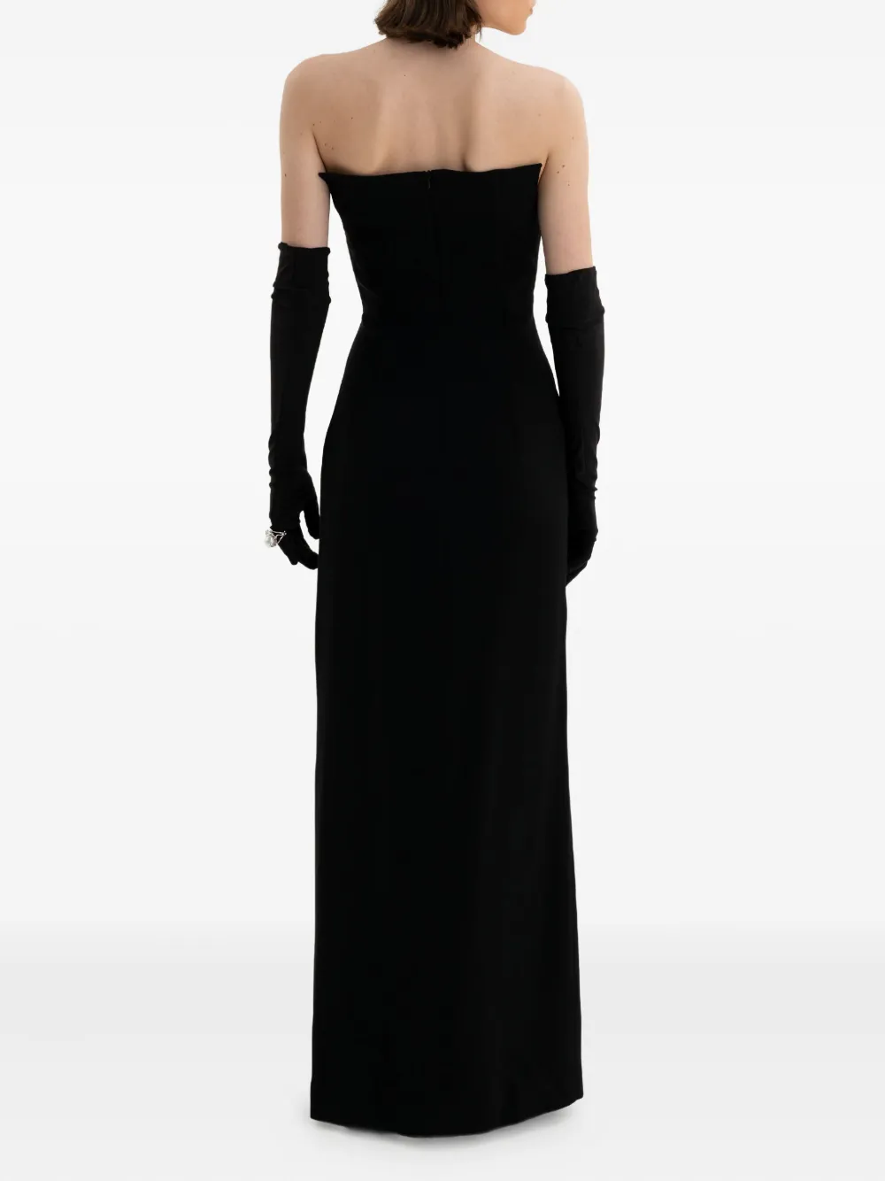 MOOS STUDIO La Furia Negra maxi-jurk Zwart