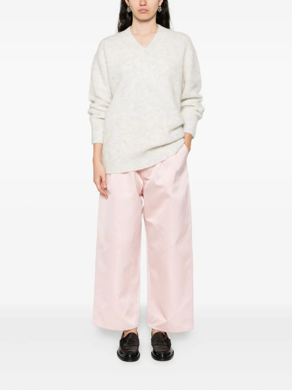 Bellerose Long-sleeved Sweatshirt In White