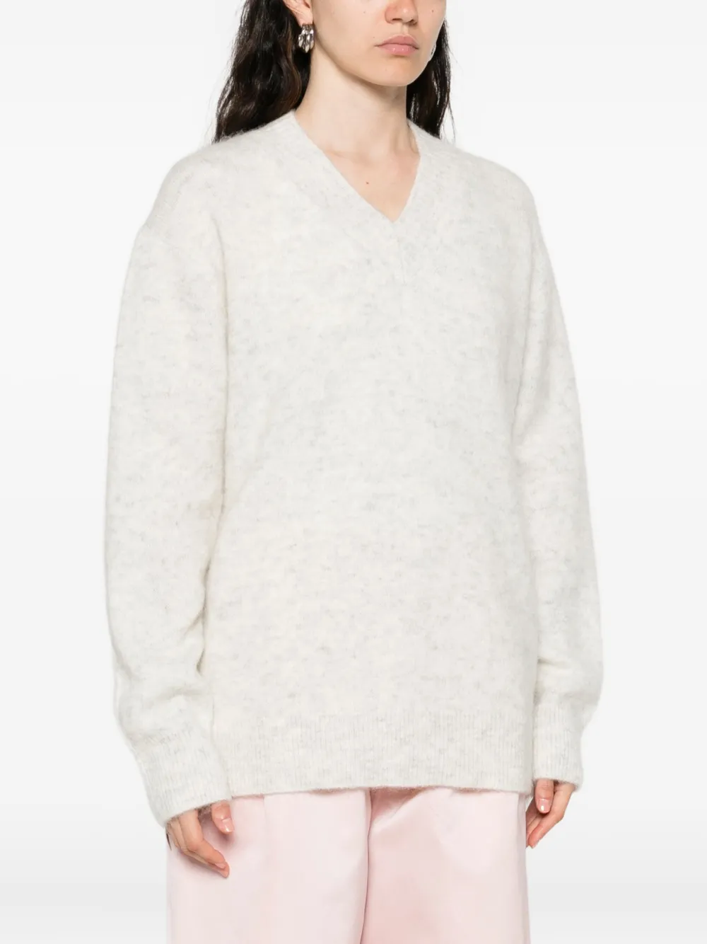 Bellerose Long-sleeved Sweatshirt In White