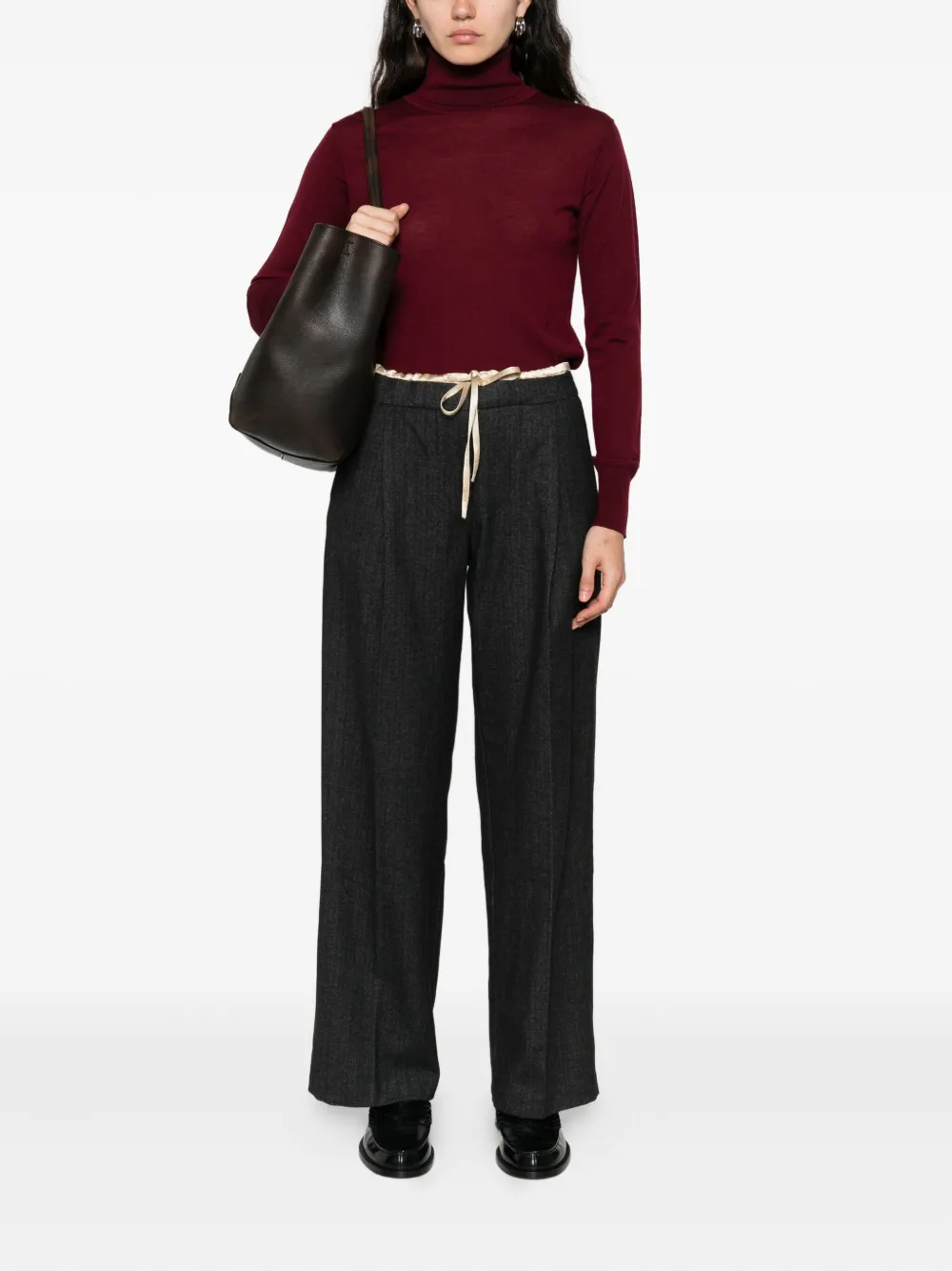 Bellerose drawstring-waist trousers - Grijs