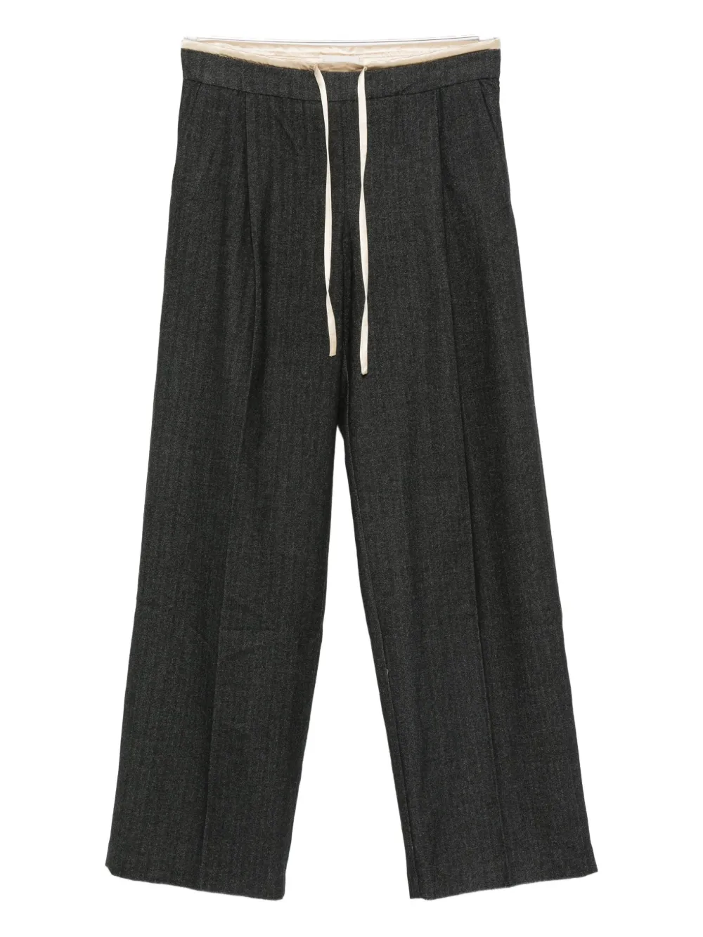 Bellerose Drawstring-waist Trousers In Gray