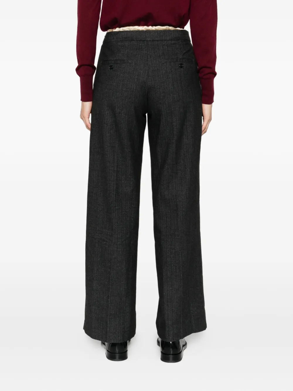 Bellerose Broek met trekkoordtaille Grijs