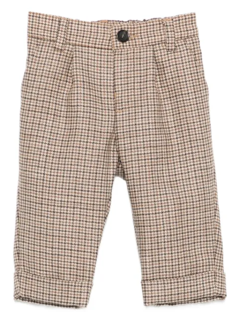 Fendi Kids checked chinos