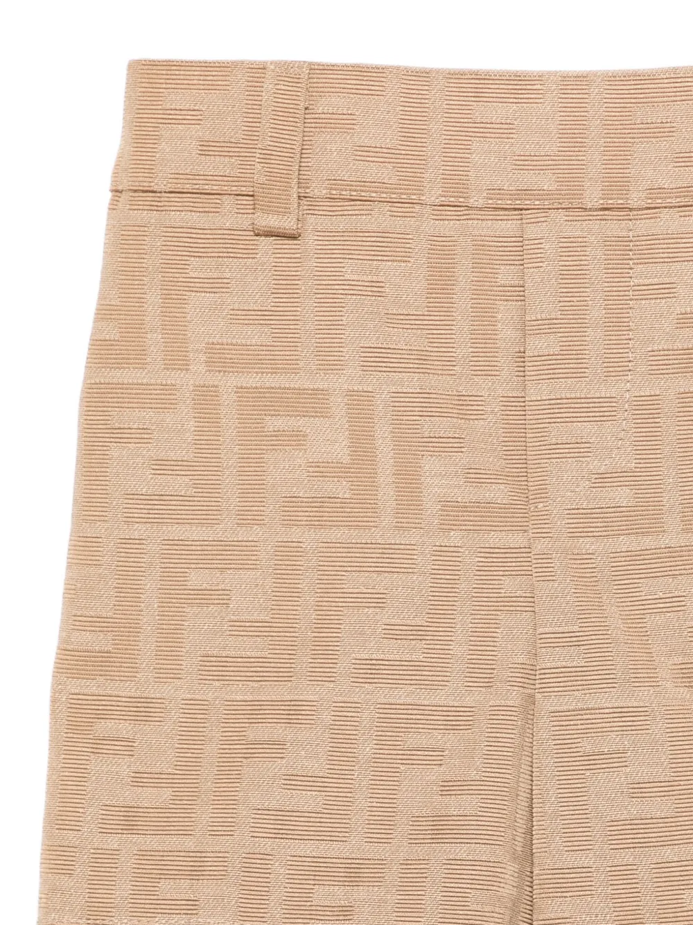 Fendi Kids Romper met FF-patroon Beige