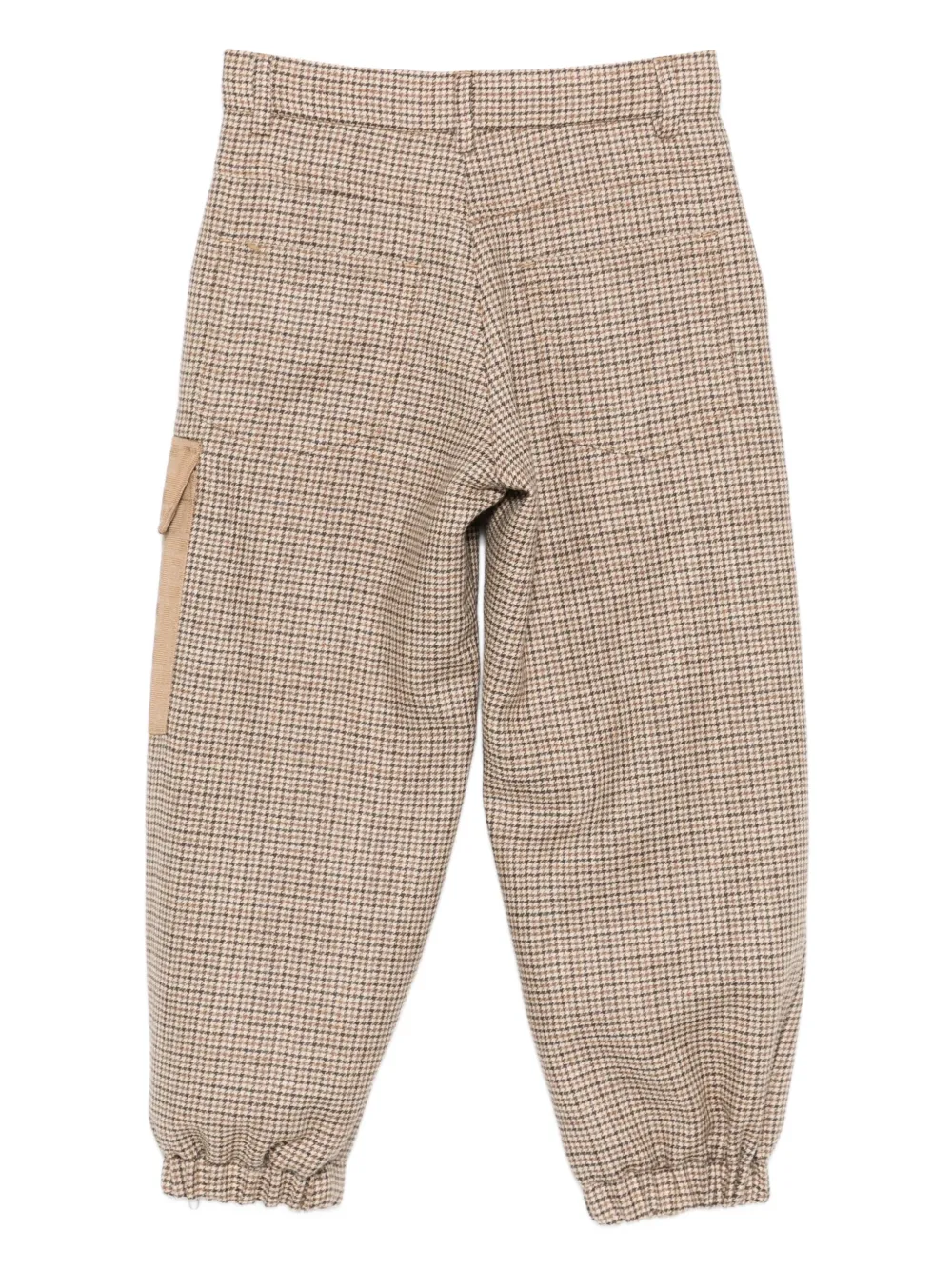 Fendi Kids check-pattern pocket trousers | Boys Casual Trousers | Image 2