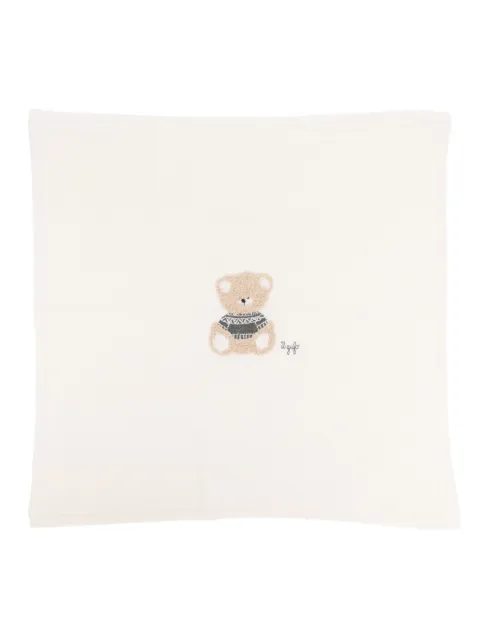 Il Gufo couverture à broderie ourson