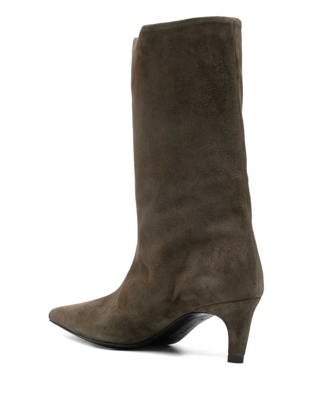 Jude Pointed-toe Boots In Brown