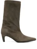 Jude pointed-toe boots - Brown