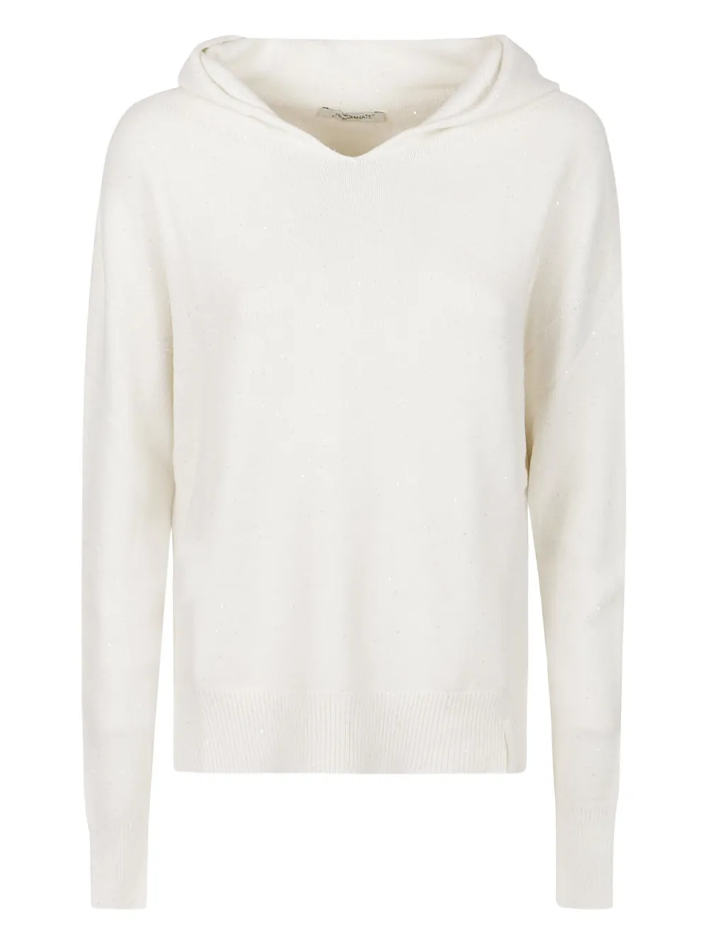 Hinnominate Sequin-embellished Hoodie In White