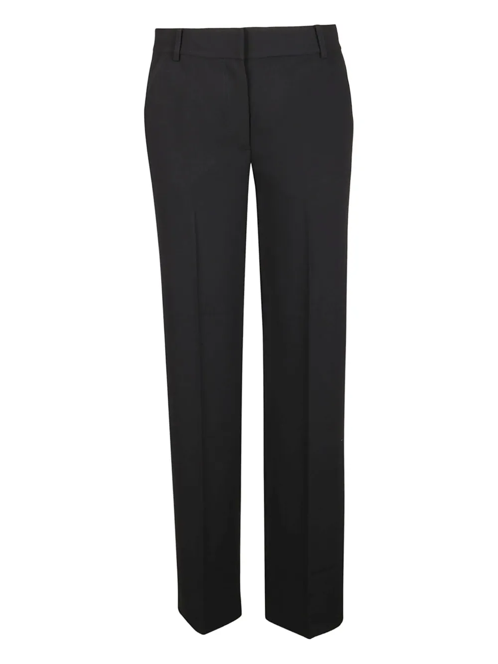 Alexander Wang Pressed-crease Trousers In Black