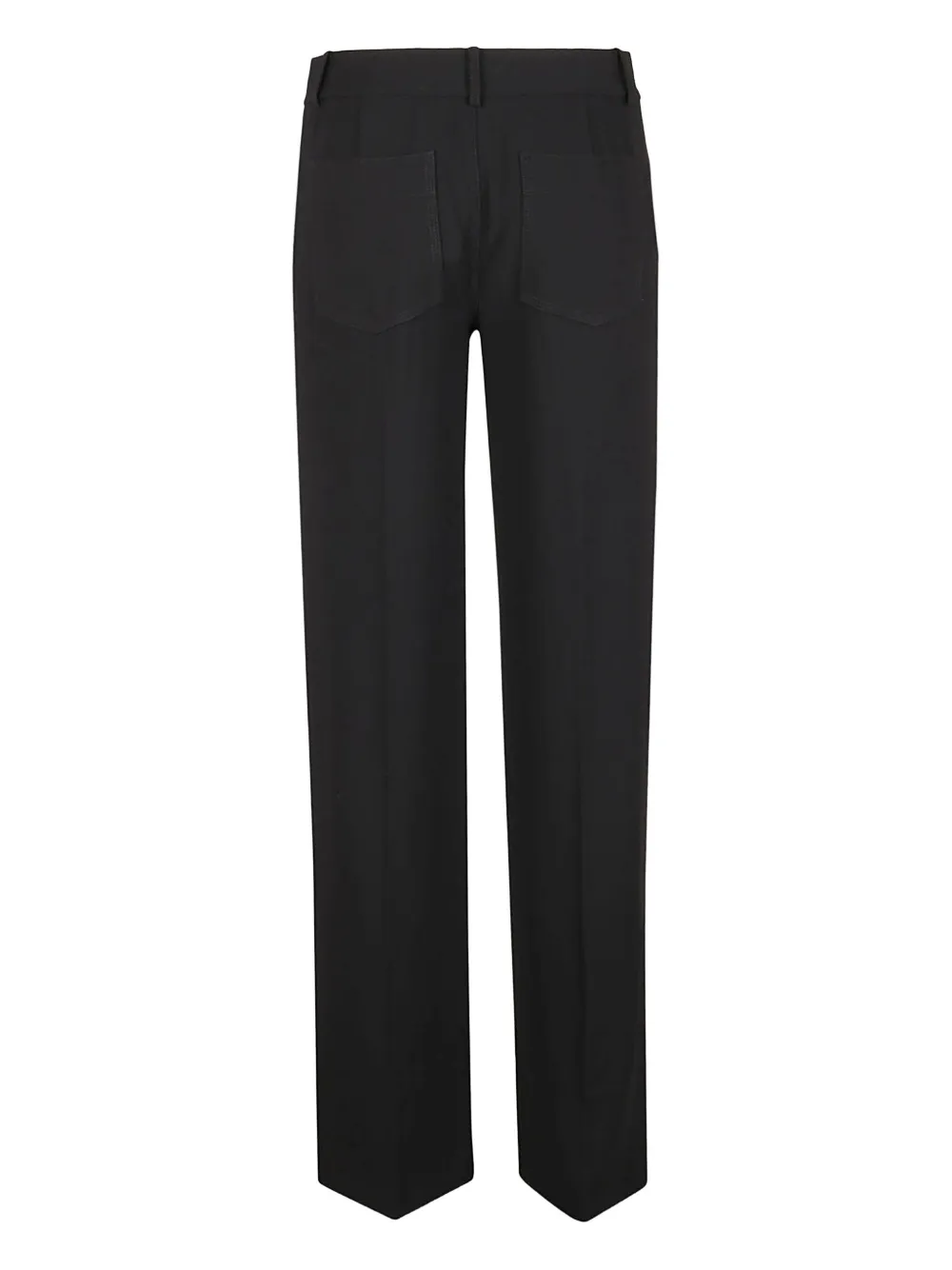 Alexander Wang Pressed-crease Trousers In Black