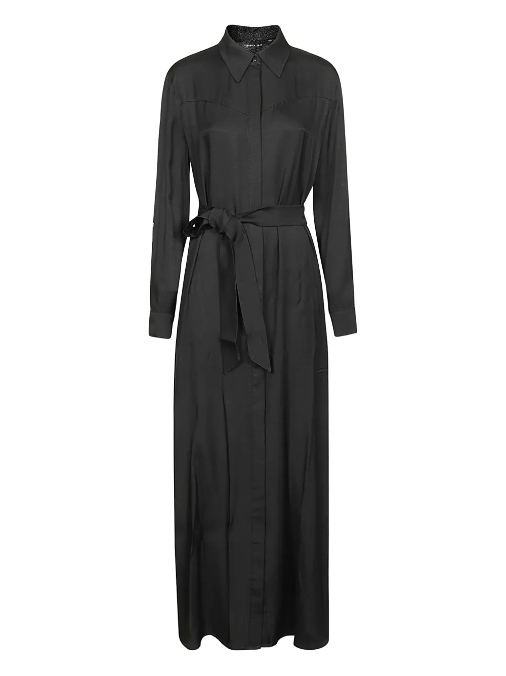 Federica Tosi belted shirt dress | Black | Image 1