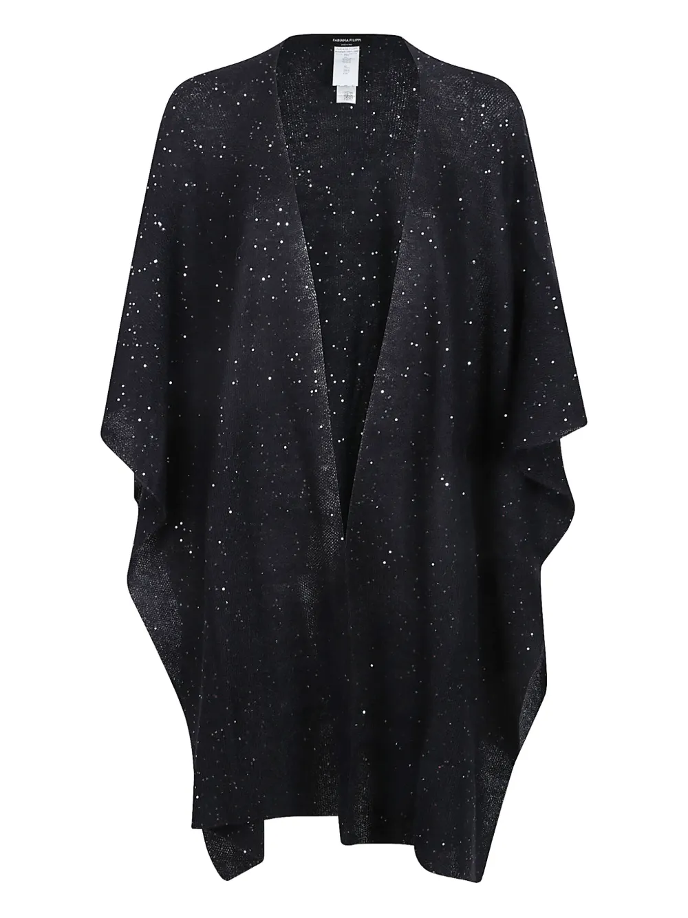Fabiana Filippi sequin-embellished cape | Black | Image 1