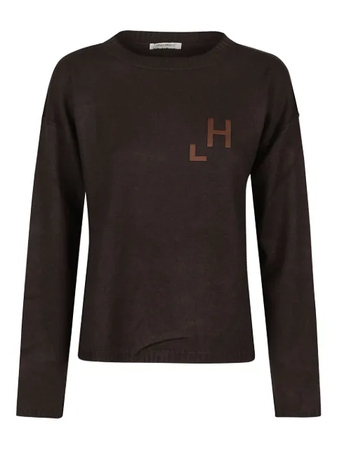HINNOMINATE logo-appliqué sweater